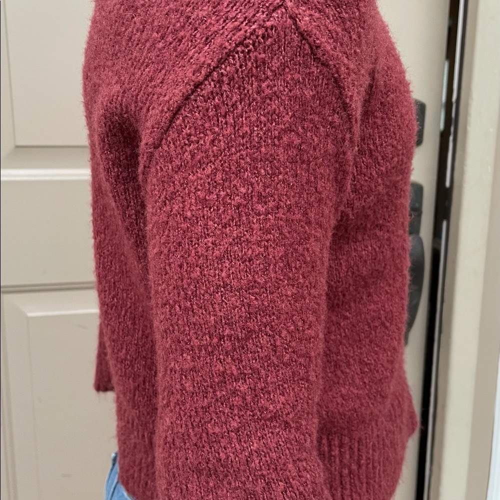 Yet Again Rust Cropped Sweater - Picture 3 of 5